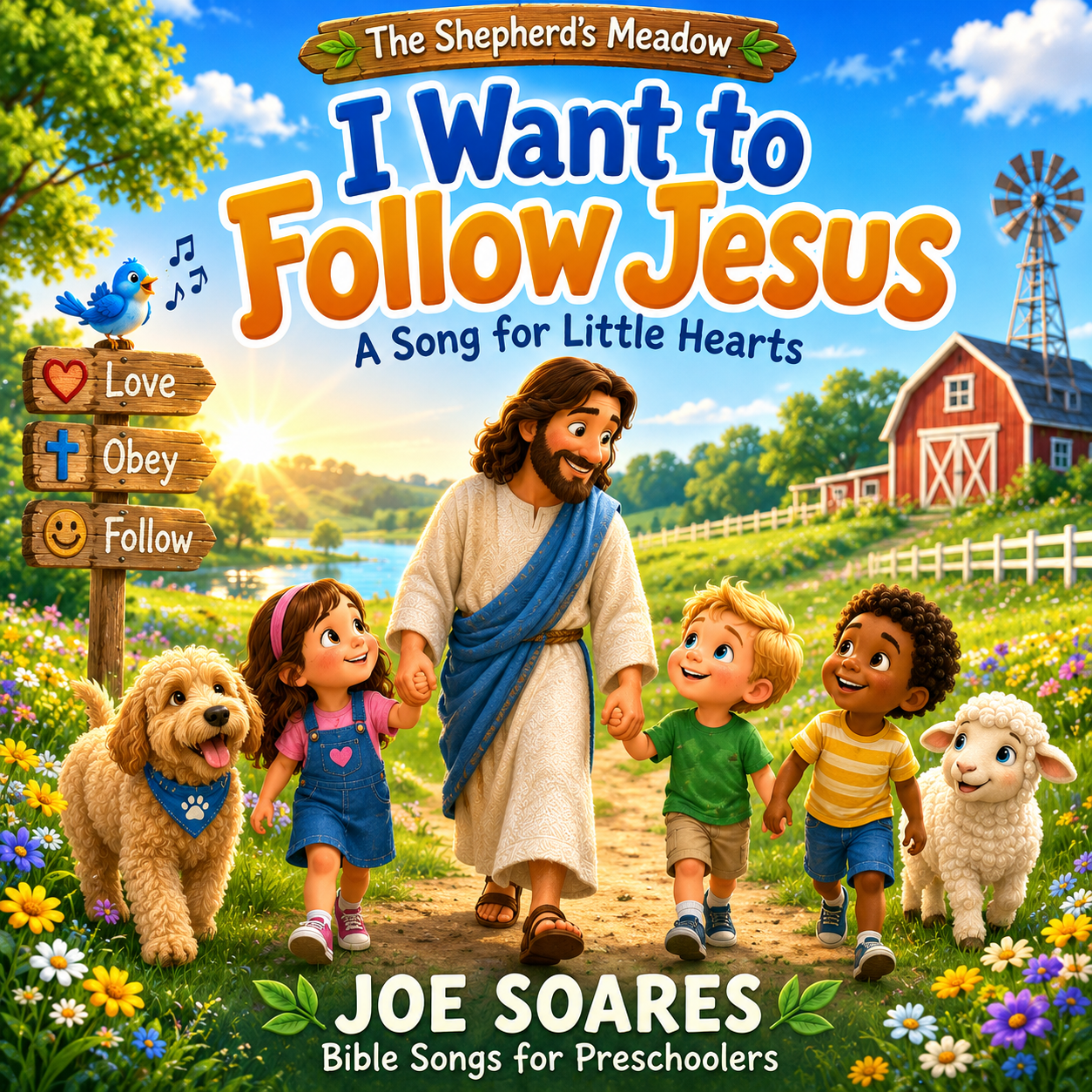 Walking With Jesus in The Shepherd's Meadow album artwork